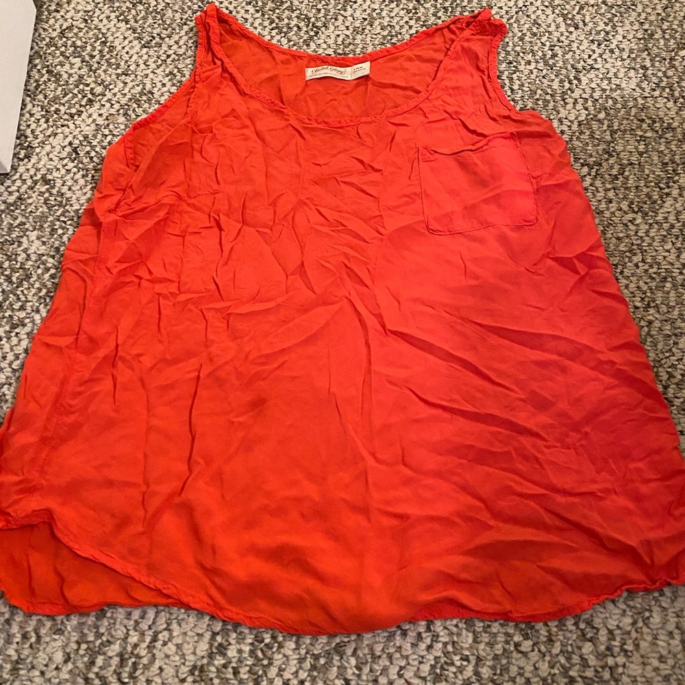 Coral pocket tAnk top